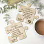 Personalised Wooden Puzzle Piece Teacher Coaster, thumbnail 1 of 4