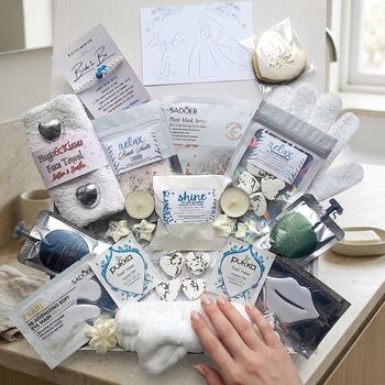 Something Blue Bride To Be Wedding Pamper Hamper, 5 of 12
