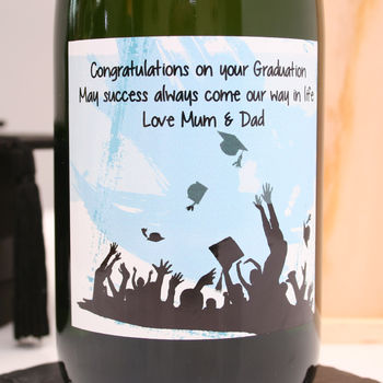 Personalised Champagne Graduation Gift, 2 of 6