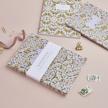 'Flora Nouveau' Collection A5 Set Of Two Notebooks, 3 of 4