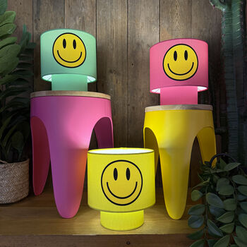 Sunshine Yellow Smiley Face Rechargeable Glow Lamp, 5 of 7
