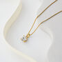 Swarovski Crystal Single Stone Pendant Necklace, thumbnail 5 of 5