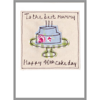 Personalised 30th Birthday Cake Card For Her, 8 of 8