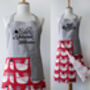 Personalised Quality Cotton Apron, Gift For Her, thumbnail 3 of 7