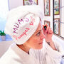 Personalised Embroidered Pamper Hair Towel, thumbnail 1 of 3