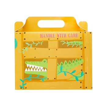 Five Jungle Crate Lunch Party Boxes, 2 of 2