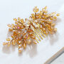 Champagne Gold Bow Hair Comb, thumbnail 3 of 5