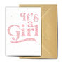 It's A Dotty Girl Plantable Congratulations Card, thumbnail 2 of 3