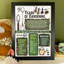 90 Years Of Gardening 90th Birthday Gift Print, thumbnail 1 of 5