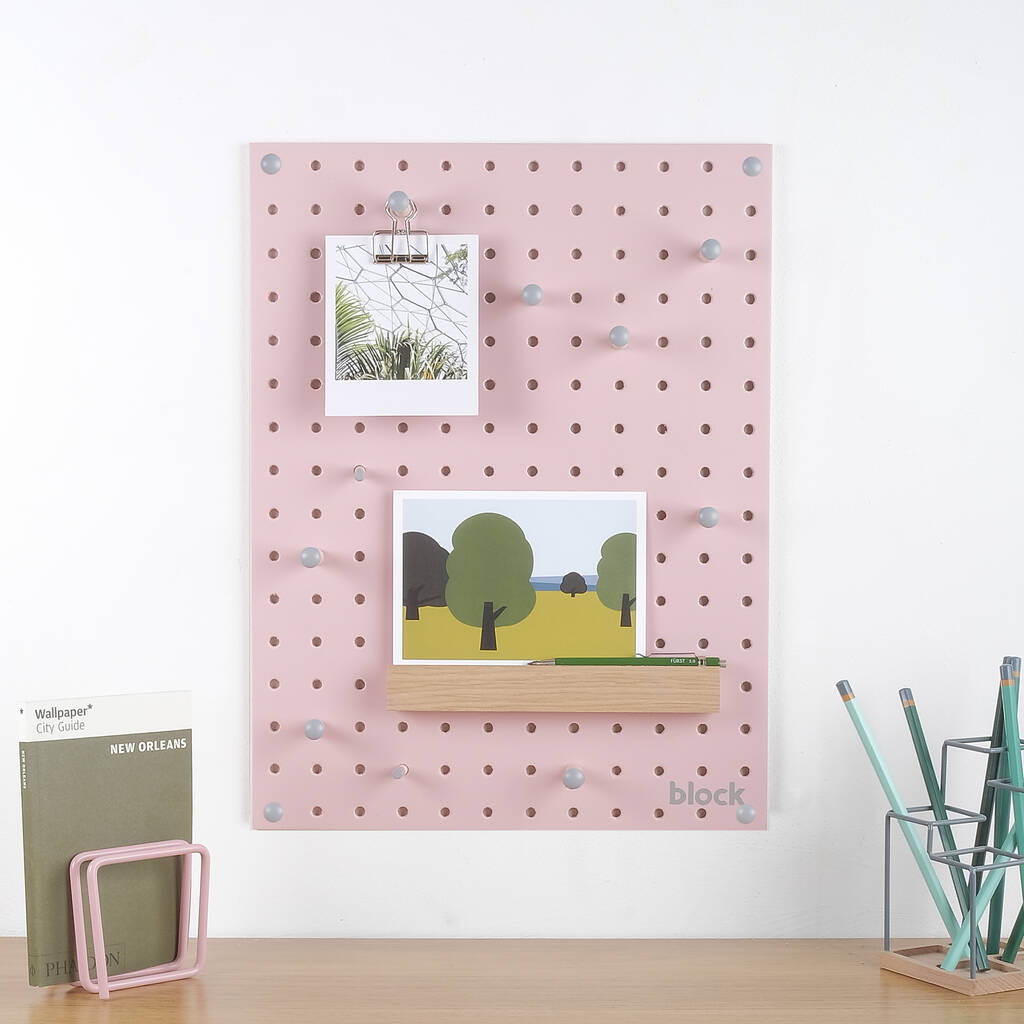 Pegboard Picture Shelf By Block Design