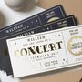 Personalised Gold Foil Scratch Reveal Concert Voucher, thumbnail 2 of 9