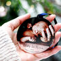 Baby's First Christmas Personalised Photo Ornament 2022, thumbnail 9 of 9