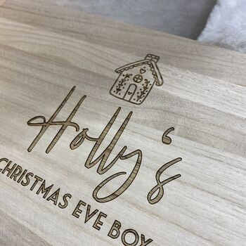 Personalised Artwork Christmas Eve Box Style One, 5 of 11