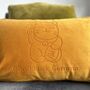 Lucky Cat Personalised Good Luck Cushion, thumbnail 2 of 8