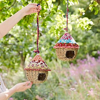 Round Recycled Cotton Birdhouse, 8 of 10