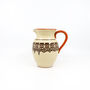 Stoneware Ceramic Jug In Sand Colour , 750ml, thumbnail 2 of 4