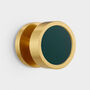 Colourful Round Solid Brass Internal Door Knobs, thumbnail 1 of 12
