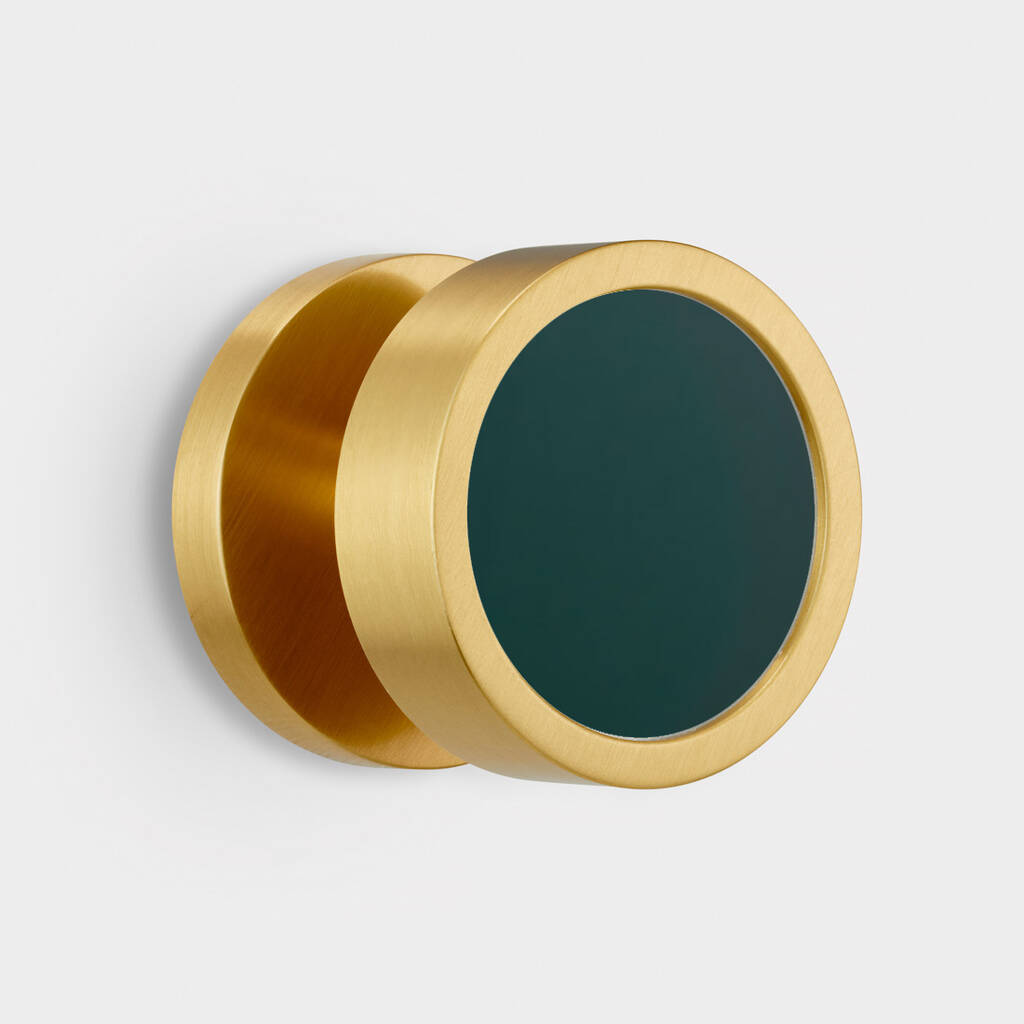 Colourful Round Solid Brass Internal Door Knobs, 1 of 12