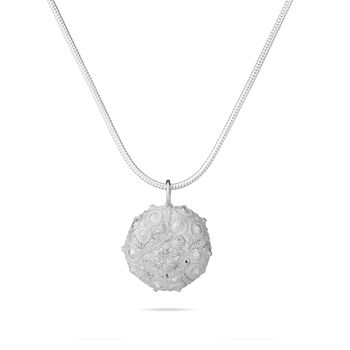 Sea Urchin Silver Necklace, 4 of 5