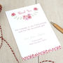 Personalised Floral Christening Thank You Cards, thumbnail 1 of 4