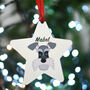 Schnauzer Christmas Tree Dog Decoration Personalised, thumbnail 7 of 10