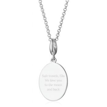 Personalised Sterling Silver St. Christopher Necklace, 2 of 5