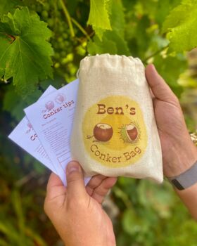 Personalised Conkers Bag And Game Set, 2 of 6