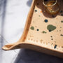 Personalised Leather Tidy Tray With Splash Design, thumbnail 5 of 6
