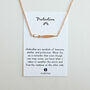 Protective Umbrella Rose Gold Plated Necklace, thumbnail 2 of 5