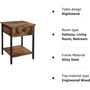 Nightstand Bedside Side Table With Drawer And Shelf, thumbnail 8 of 9
