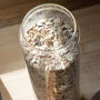 Acacia Wood Lidded Tall Glass Jar, thumbnail 3 of 6