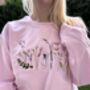 Enchanted Garden Elf Embroidered Sweatshirt, thumbnail 3 of 7