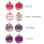 Personalised Ditsy Floral Pet Dog ID Tags, thumbnail 2 of 2