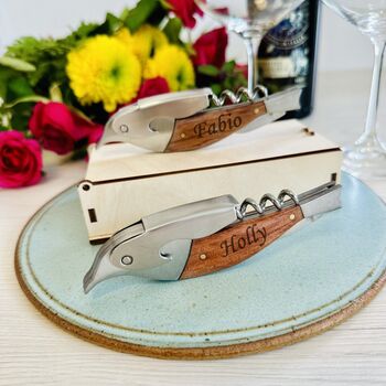 Bird Luxury Personalised Wine Opener, 3 of 8