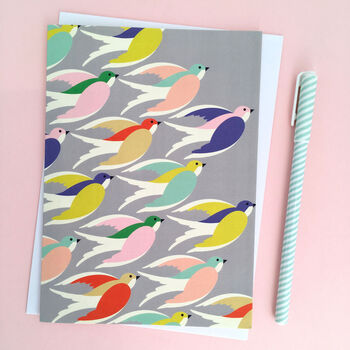 Pack Of Four Different Bird Greetings Cards, 3 of 6