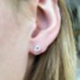 Mini Eternity Stud Earrings, thumbnail 5 of 5