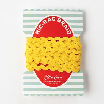 Four X Metres Of Ric Rac Trimming On Colourful Bobbin, 9 of 12