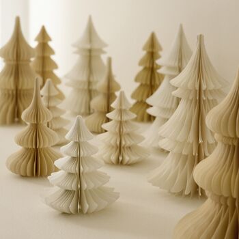 Honeycomb Paper Christmas Tree Decoration, 12 of 12