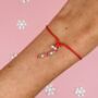 Reindeer Poo Card And Candy Cane Bracelet, thumbnail 3 of 5