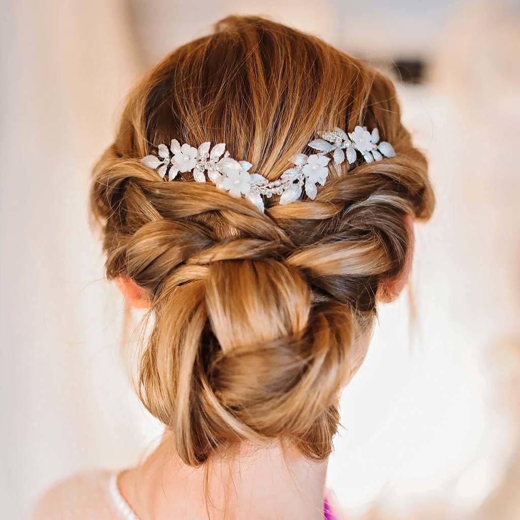 Silver Bridal Hair Vine By Donna Crain
