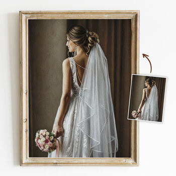 Personalised Oil Painting From Photo, 6 of 8