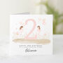 Personalised Niece 2nd Birthday Card, thumbnail 1 of 3