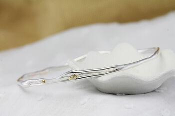 Elegant Sterling Silver Bangle, 4 of 7