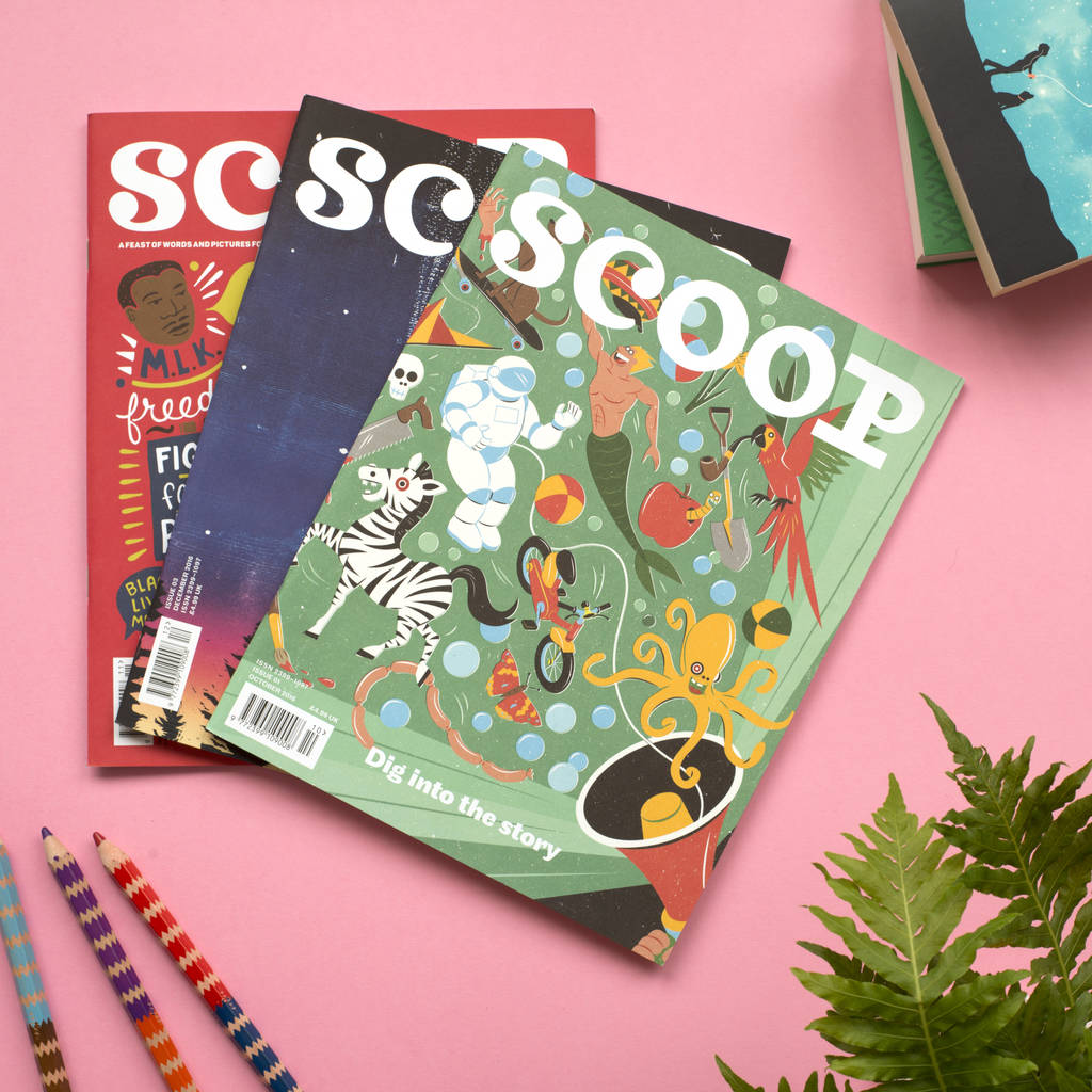 Scoop Magazine Three Issue Bundle, 1 of 6
