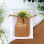Personalised Jute Favour Bag Or Place Setting, thumbnail 6 of 7