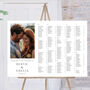 Alphabetical Photo Wedding Seating Plan, thumbnail 3 of 6