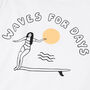 Waves For Days Oversized Long Sleeve T Shirt, thumbnail 7 of 8