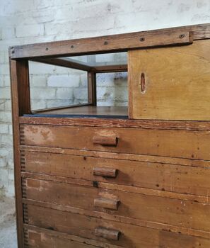 Xl Early 20th Century Haberdashery Shop Cabinet, 8 of 9