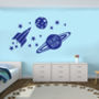 Personalised Balloons/Rocket Wall Stickers, thumbnail 2 of 7
