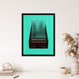 The Future Of Music Abstract Retro Style Wall Art Print, thumbnail 4 of 6